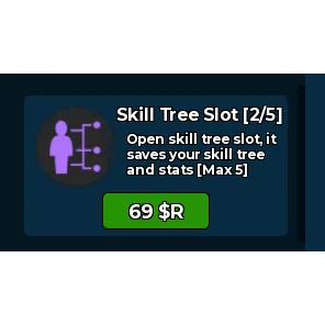 Dungeon Leveling Origin _  skill tree slot