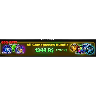 Anime Rng Defense - All gamepasses Bundle