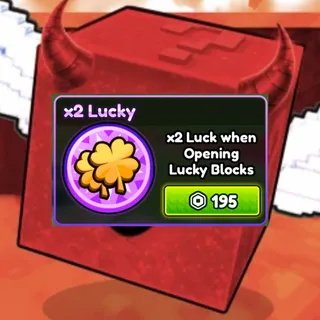 Be a lucky block - x2 Lucky