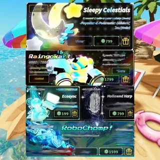 Fisch - Sleepy Celestials + Raingokart + Ecosync + Hollowed Harp + RoboChomp