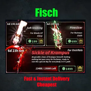 Fisch - Pineslicer + Soft Stocking + Sickle Of Krampus