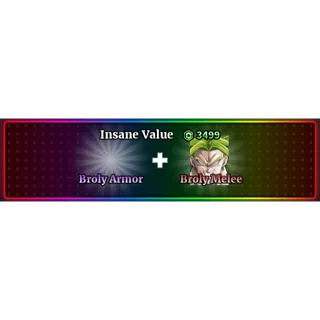 Sailor Piece - Broly Armor + Broly Melee