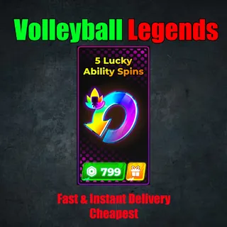 5 lucky Ability spins