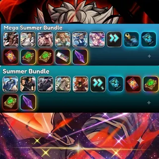 anime card clash - mega summer bundle + summer bundle