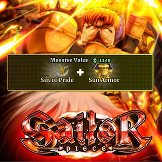 Sailor Piece - Sin of pride + Sun Armor (1149R)