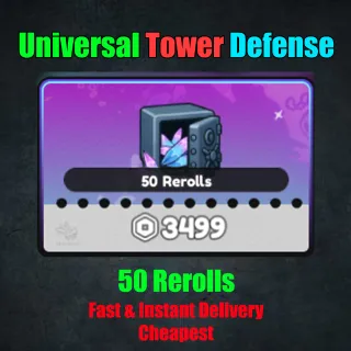 Universal Tower Defense - 50 Rerolls