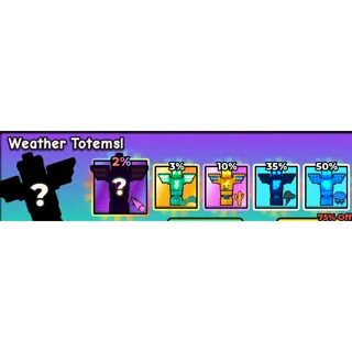 Catch And Tame _   Weather Totems  X5