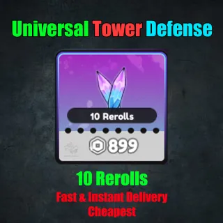 Universal Tower Defense - 10 Rerolls