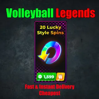 20 lucky style spins