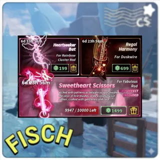 Fisch - Heartseeker Bat + Regal Harmony + Sweetheart Scissors