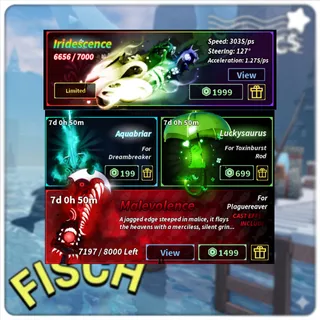 Fisch - iridescence + Aquabriar + Luckysaurus + Malevolence