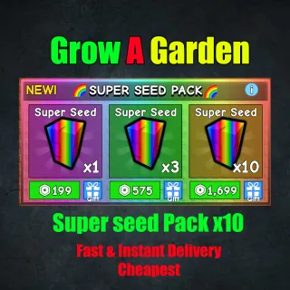 Grow a garden - Super seed Pack x10