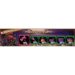 Poly Loot - x10 Halloween set