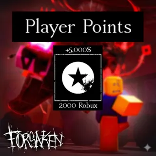 Forsaken +5000 Player Points