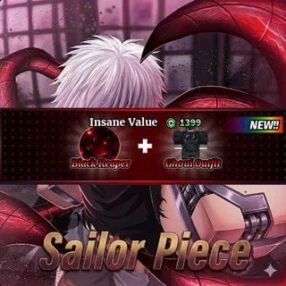 Sailor Piece - Black Reaper + Ghoul Outfit