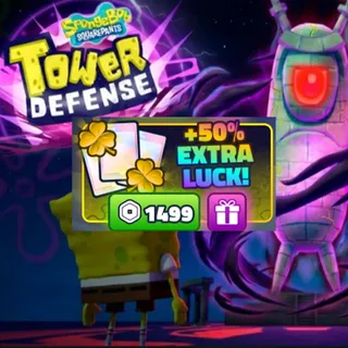 SpongeBob Tower Defense - 50% Extra Luck Holo hunter