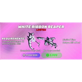 WEAPON DUELS - White Ribbon Reaper