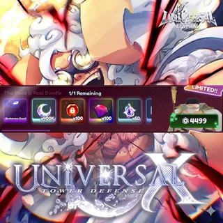 Universal Tower Defense X - The Piece is real Bundle