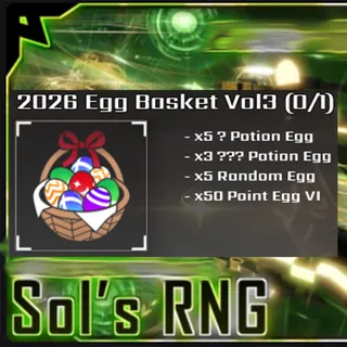 Sol's RNG 2026 egg basket vol3