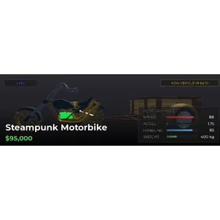 Storage Hunters: Steampunk Motorbike 