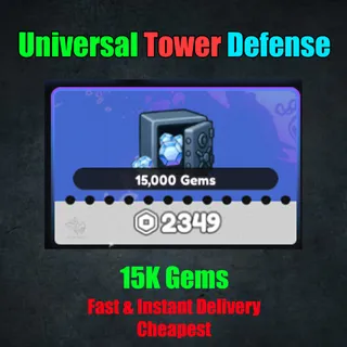 Universal Tower Defense - 15K Gems