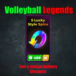 5 lucky style spins