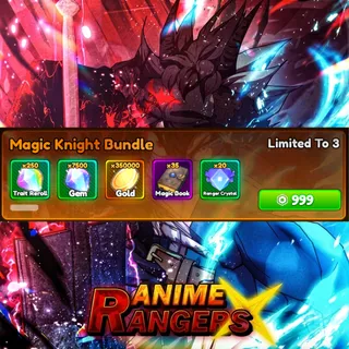 anime rangers X - Magic Knight Bundle x3