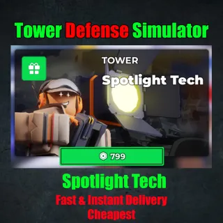 Tower Defense Simulator Spotlight Tech