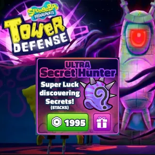 SpongeBob Tower Defense - Ultra Secret Hunter