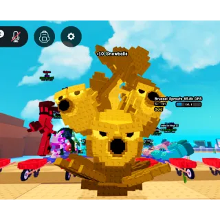 Brussel Sprouts | GOLD SECRET | - 85.8k DPS - Plants Vs. Brainrots