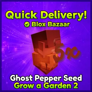 5x Ghost Pepper Seed