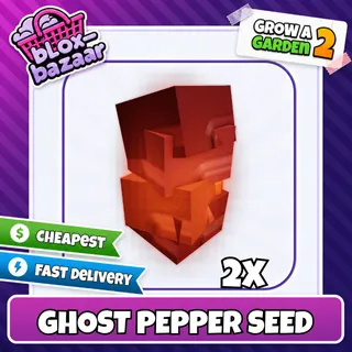 2x Ghost Pepper Seed
