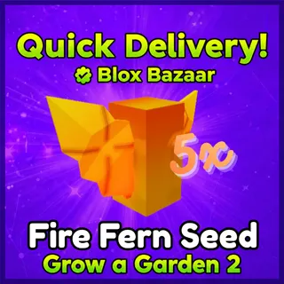5x Fire Fern Seed