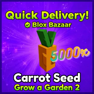 5000x Carrot Seed