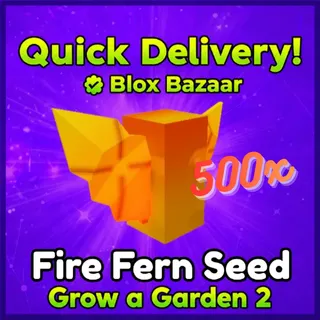 500x Fire Fern Seed