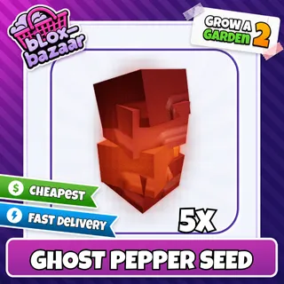 5x Ghost Pepper Seed