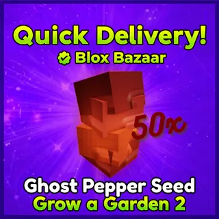 50x Ghost Pepper Seed