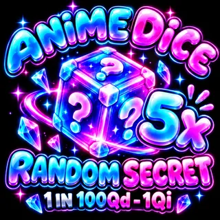 5x Random Unit (1 in 100Qd - 1Qi) | Anime Dice 
