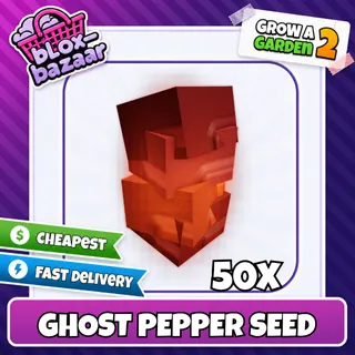 50x Ghost Pepper Seed