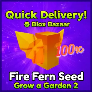 100x Fire Fern Seed