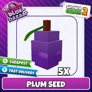 5x Plum Seed