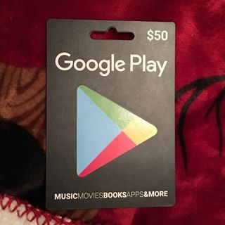 Google Play Gift Card, $50