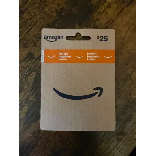 $25.00 USD Amazon