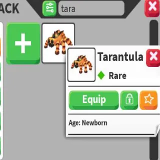 ADOPT ME PET (Tarantula)