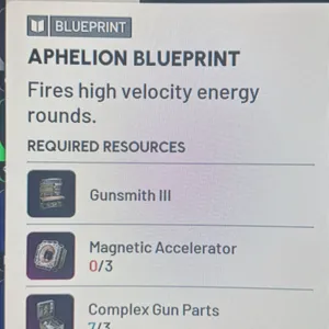 APHELION BLUEPRINT NOW
