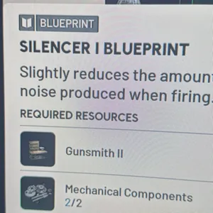SILENCER 1 BLUEPRINT