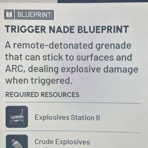 TRIGGER NADE BLUEPRINT
