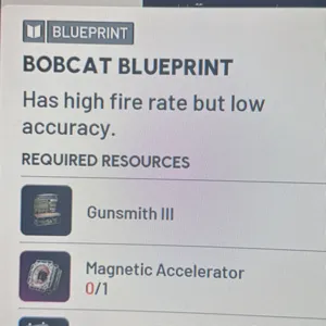 BOBCAT BLUEPRINT NOW