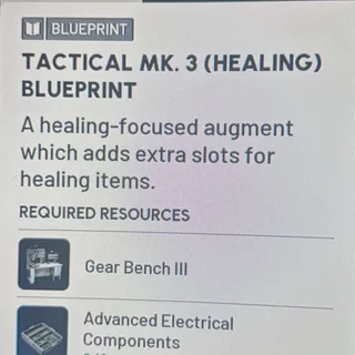 TACTICAL MK.3 HEALING