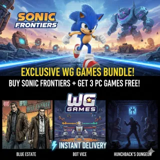 Sonic Frontiers | PLUS: Get 3 Shooter Games FREE (Blue Estate, Bot Vice, Hunchback) | Steam Global | ⚡ INSTANT
